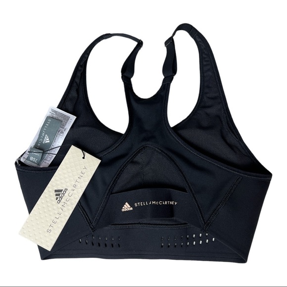 NWT Adidas By Stella McCartney True Purpose Sport Bra Black Size 32B - Picture 6 of 8